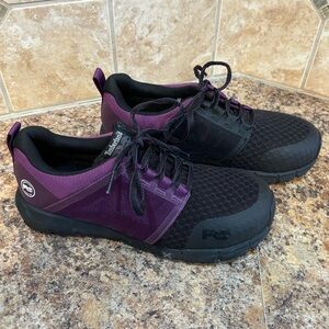 Timberland PRO Day One Radius Safety Toe Work Shoes Size 8 1/2 Purple Bl…